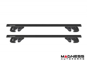 Jeep Renegade Roof Rack Cross Bars - for models w/ factory roof rails - Black (2015-2023)